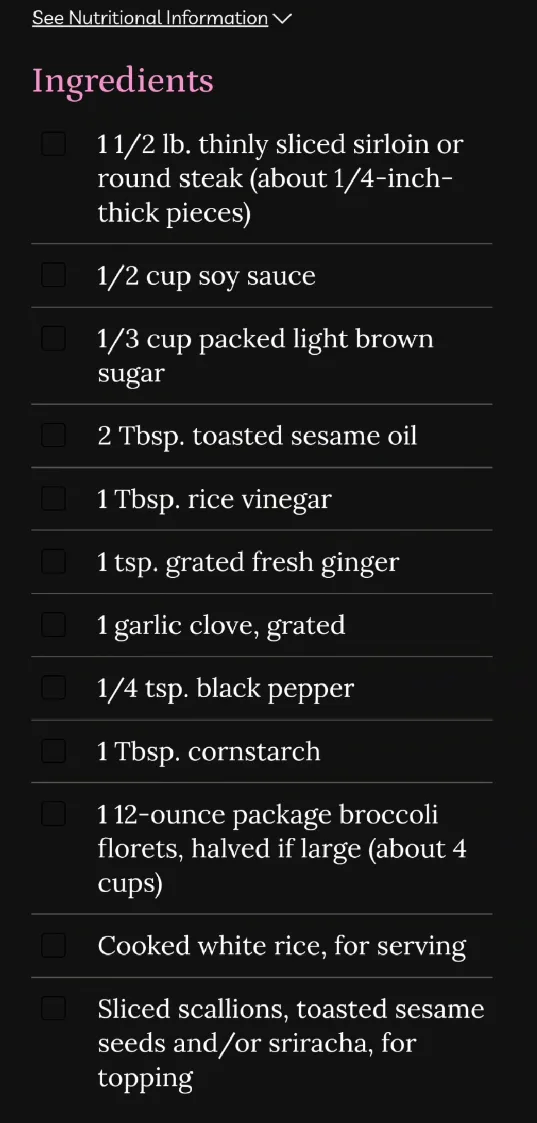 A recipe screenshot buried in the camera roll